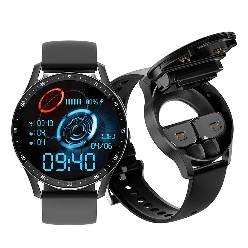 2-in-1 Smartwatch mit Ohrhörern