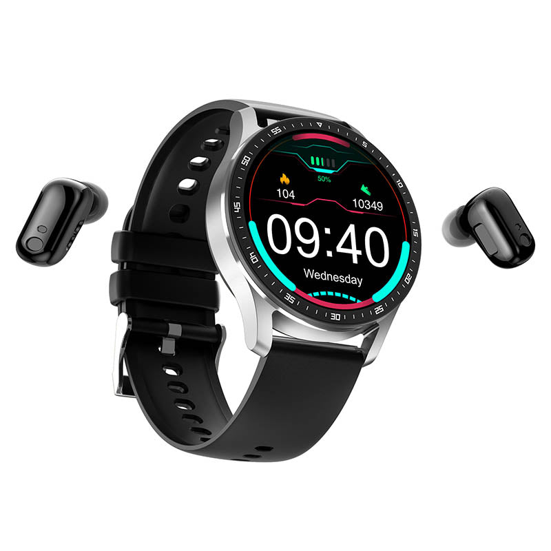 2-in-1 Smartwatch mit Ohrhörern