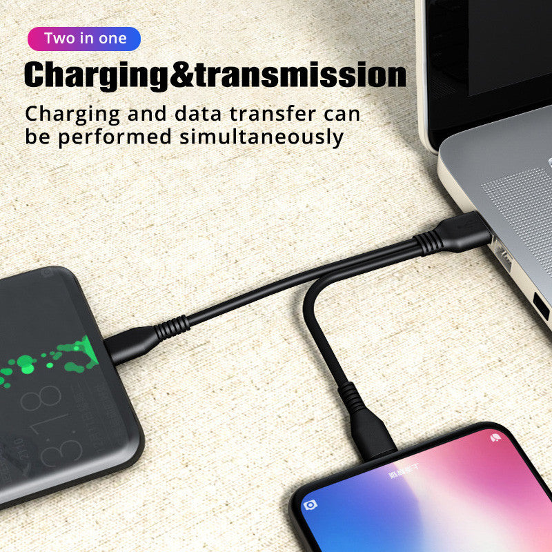 2 in 1 Ladekabel Multi USB Port