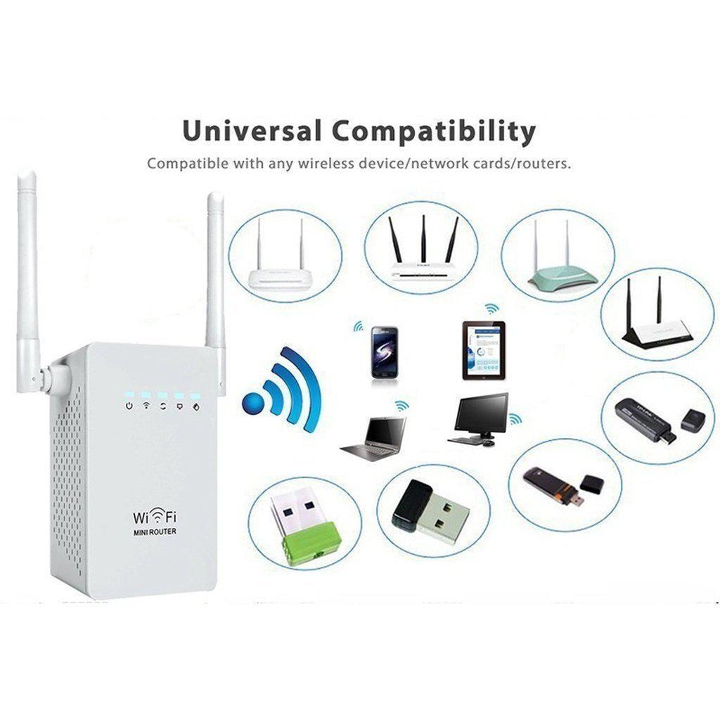 1200Mbps Dual Band 2.4/5G Wireless Reichweitenverlängerer WiFi