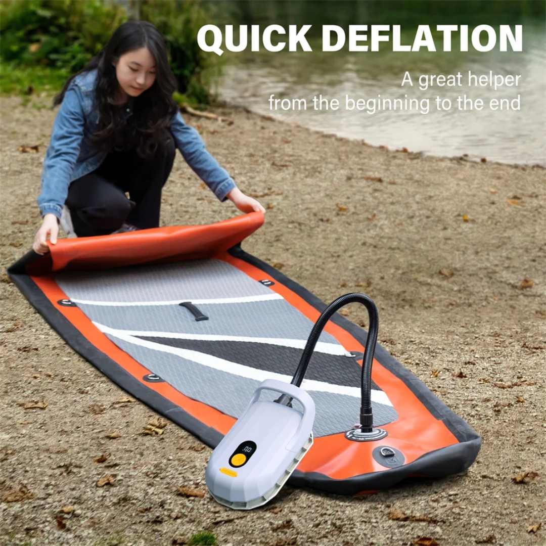 20Psi Elektrische Paddleboard-Pumpe Wiederaufladbar 7500mAh SUP Board Stand Up Paddleboard Pumpe