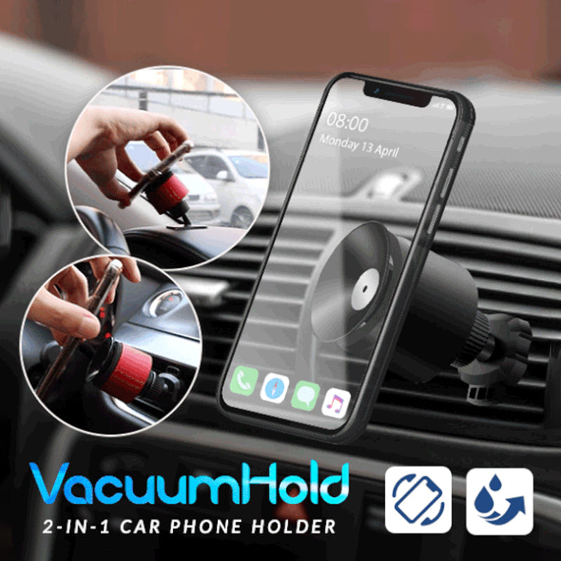 2-in-1 Vakuum Halter Auto Handyhalter