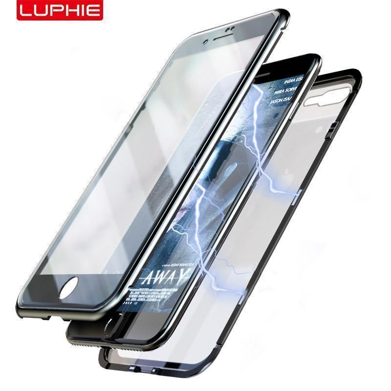 2019 Upgrade Magnetische Adsorption Doppelseitige iPhone Hülle