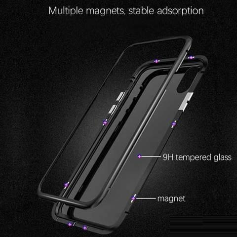 2019 Upgrade Magnetische Adsorption Doppelseitige iPhone Hülle