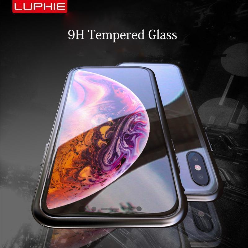 2019 Upgrade Magnetische Adsorption Doppelseitige iPhone Hülle