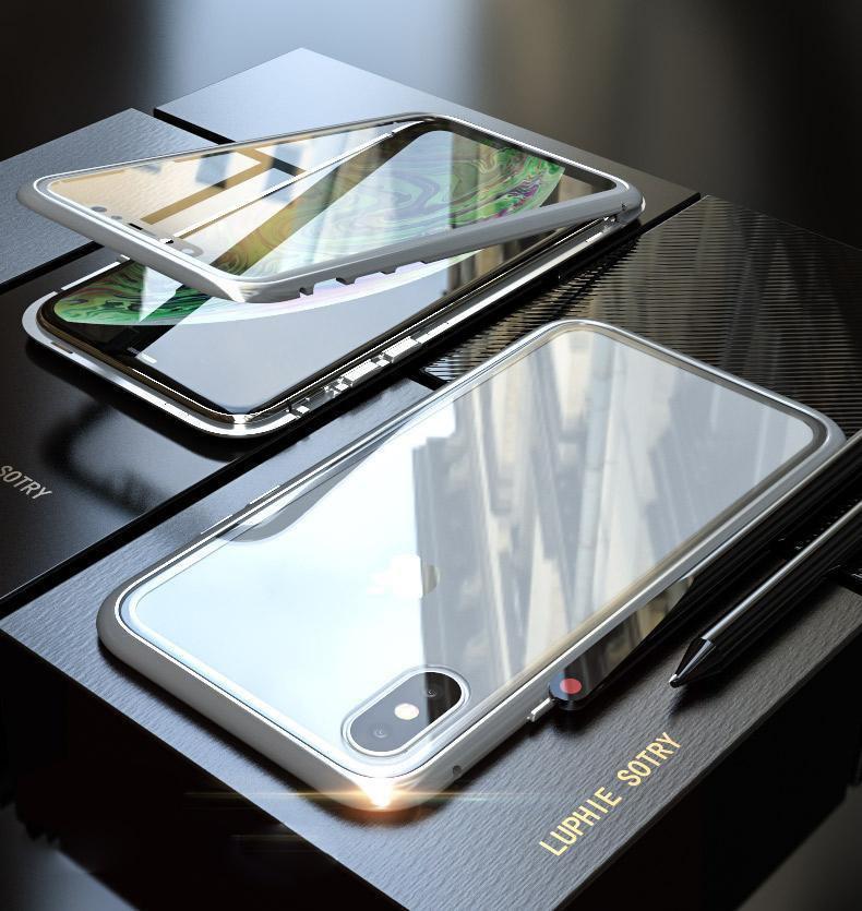 2019 Upgrade Magnetische Adsorption Doppelseitige iPhone Hülle