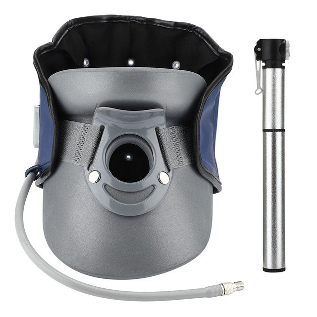 Aufblasbares Nackentraktionsgerät zur Entlastung der Halswirbelsäule