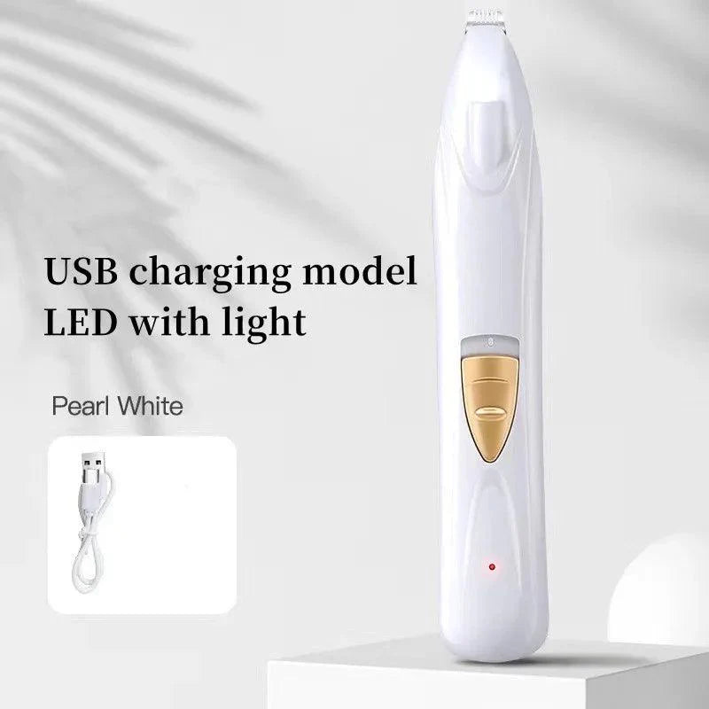 1 Stück Elektrische Haustier Clippers Katzen Hund Fußhaarschnitt USB-Aufladung Haustier Pfotenhaarschnitt Rasierer Grooming Maschine Haustier Produkte