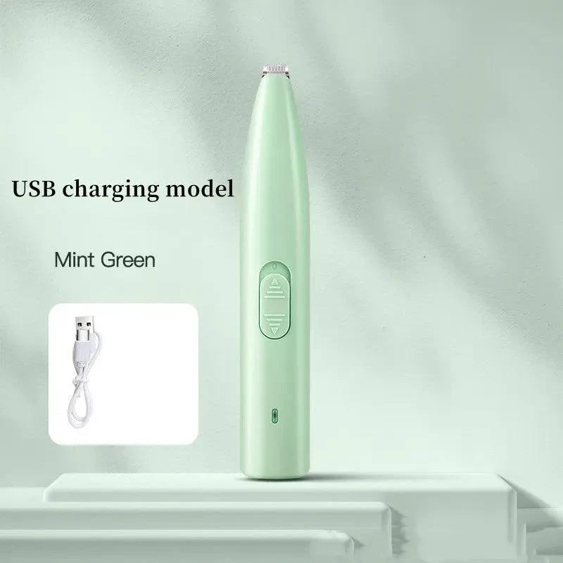 1 Stück Elektrische Haustier Clippers Katzen Hund Fußhaarschnitt USB-Aufladung Haustier Pfotenhaarschnitt Rasierer Grooming Maschine Haustier Produkte