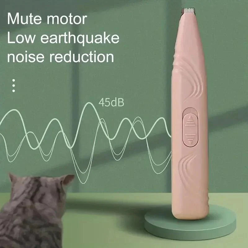 1 Stück Elektrische Haustier Clippers Katzen Hund Fußhaarschnitt USB-Aufladung Haustier Pfotenhaarschnitt Rasierer Grooming Maschine Haustier Produkte