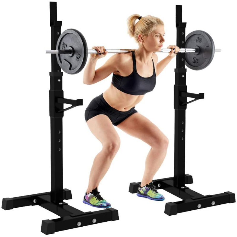 Verstellbares Squat Rack – Robuster Heimtrainer & Hantelständer