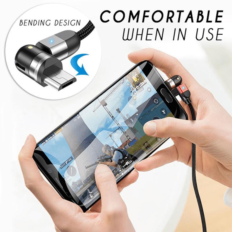 3-IN-1 DESIGN 360° Magnetisches Kabel