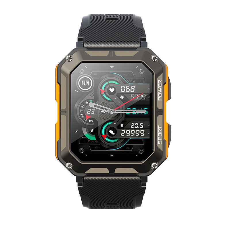 TimeFlow | Intelligente Sportuhr | Wasserdicht | Schrittzähler | Verbinden Sie sich über Bluetooth