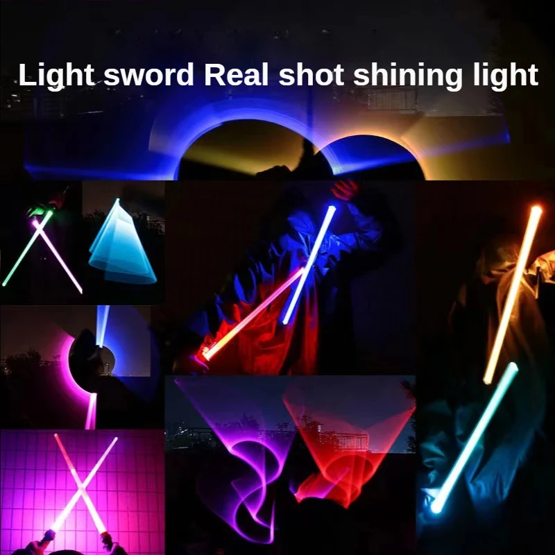 2023 Neue Cyberpunk-Laser-Schwert, Geräuscheffekte, skalierbar, sieben Farben, Cosplay-Requisiten