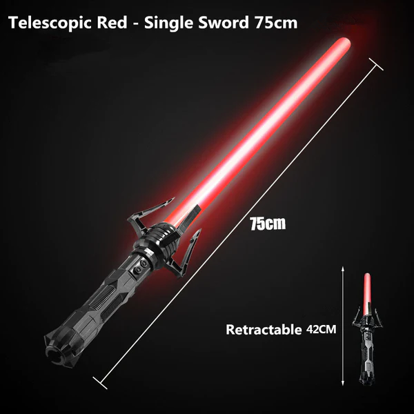 2023 Neue Cyberpunk-Laser-Schwert, Geräuscheffekte, skalierbar, sieben Farben, Cosplay-Requisiten
