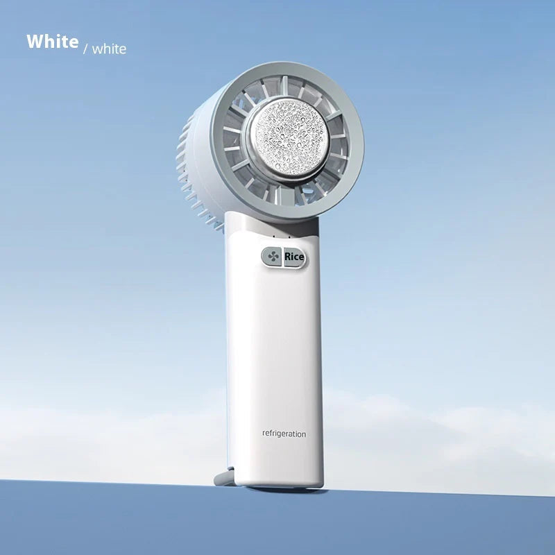 2024 Sommer Gadget Handheld Turbo Jet Ventilator Mini Tragbarer Eis kalter Ventilator Generation bürstenloser Motor Wind Hochgeschwindigkeitskanalventilatoren gewalttätiger Gebläse