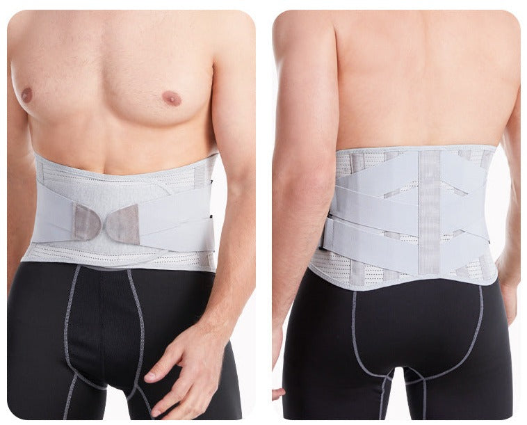 Men Lumbar Back Belt Lumbar Sports Waist Support Orthopedic Spine Corset Back