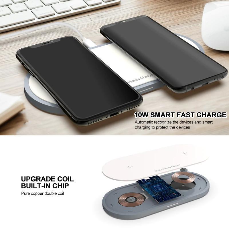 20W kabellose Dual-Ladepad