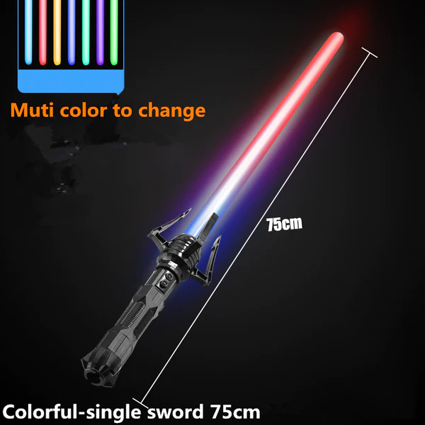 2023 Neue Cyberpunk-Laser-Schwert, Geräuscheffekte, skalierbar, sieben Farben, Cosplay-Requisiten