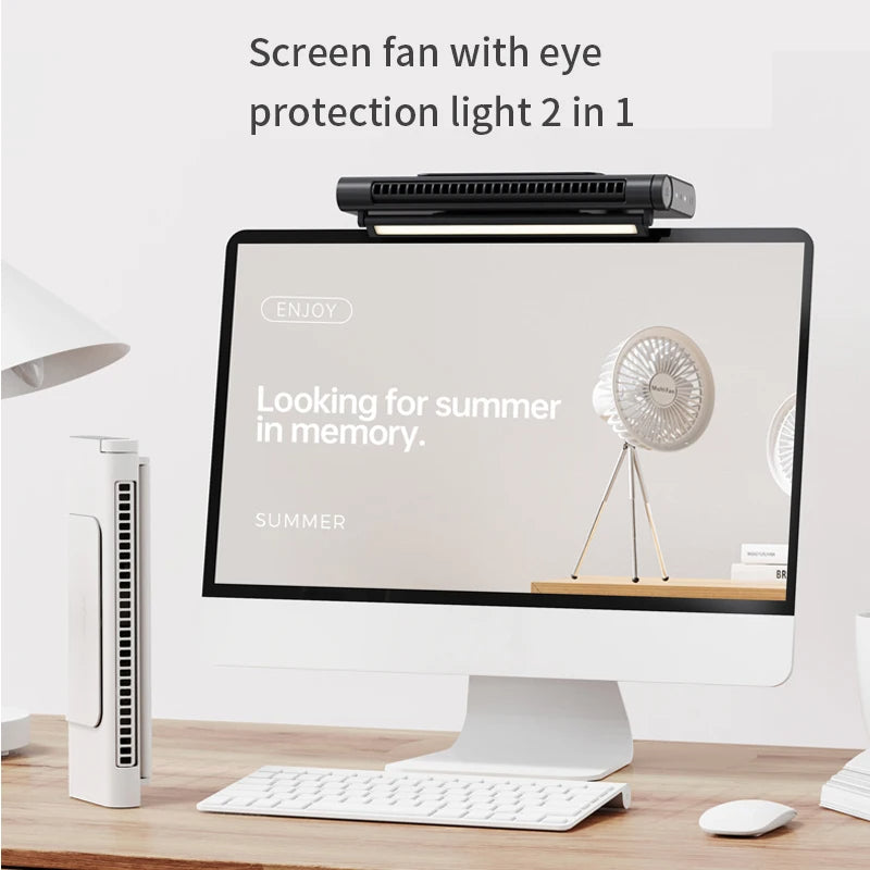 USB Bladeless Fan and Desktop Air Conditioner