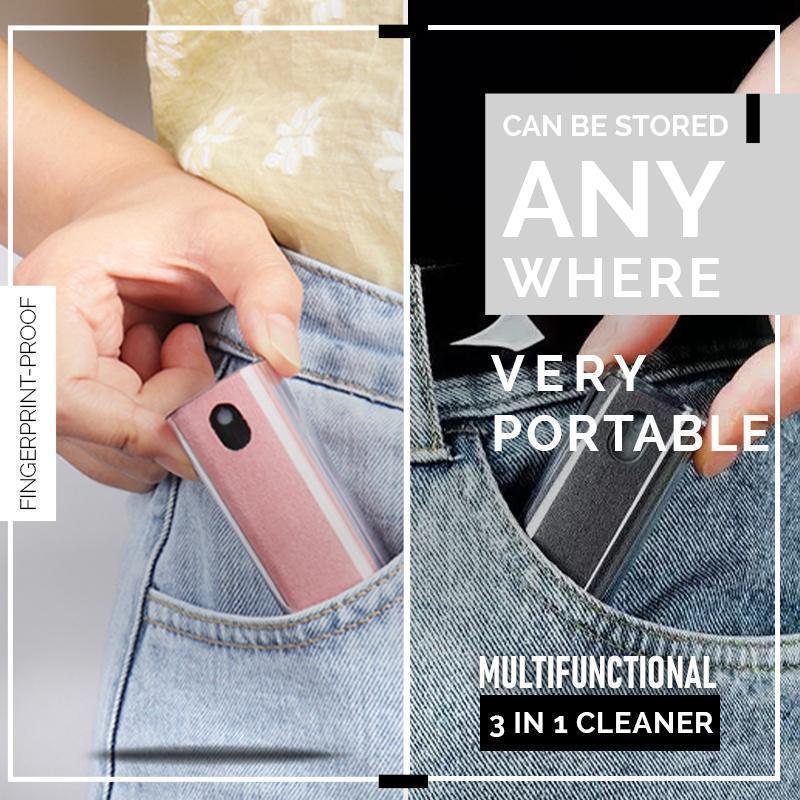 3 in 1 Fingerabdruck-geschützter Bildschirmreiniger