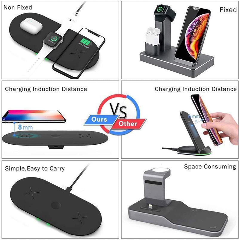 3-in-1 Wireless Charger Ladestation
