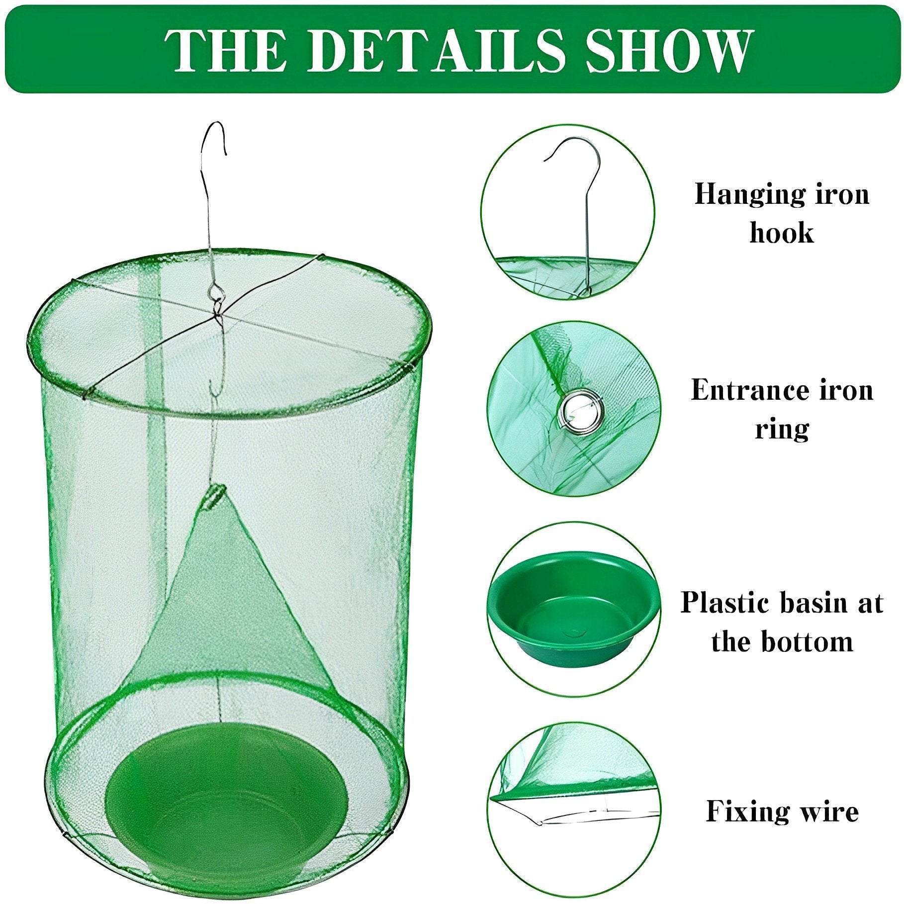 Eco-Friendly Stable Fly Trap | Non-Toxic, Odor-Free & Reusable for Outdoor Use