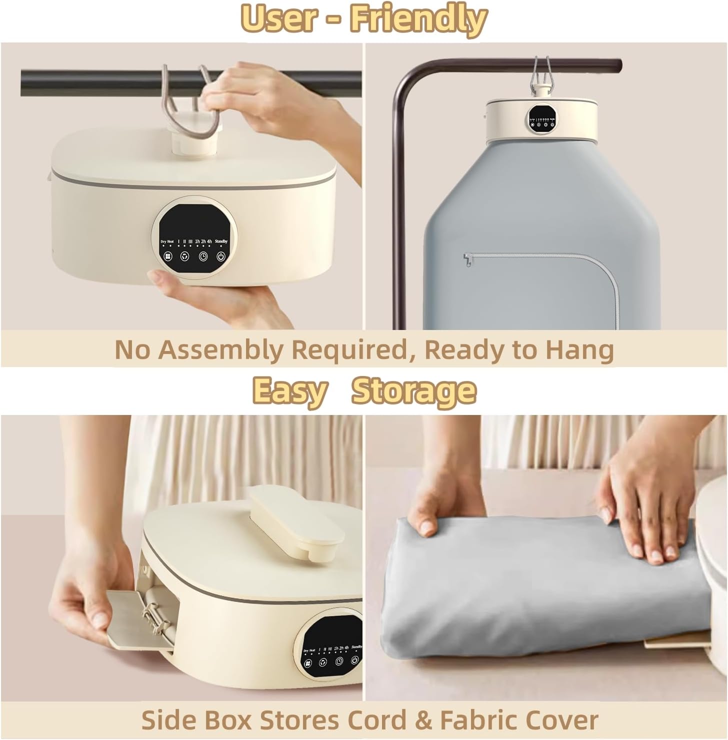 Portable Clothes Dryer Machine - Compact Electric Drying Solution for Home, Apartment & Travel