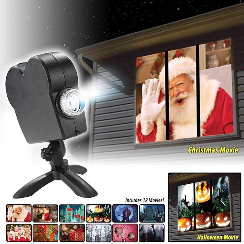 Winter Wonderland Projector l Window Animated Movie Projector