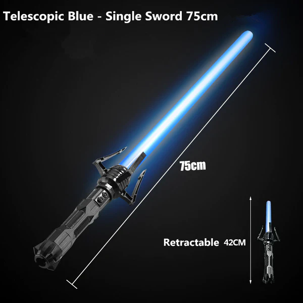 2023 Neue Cyberpunk-Laser-Schwert, Geräuscheffekte, skalierbar, sieben Farben, Cosplay-Requisiten