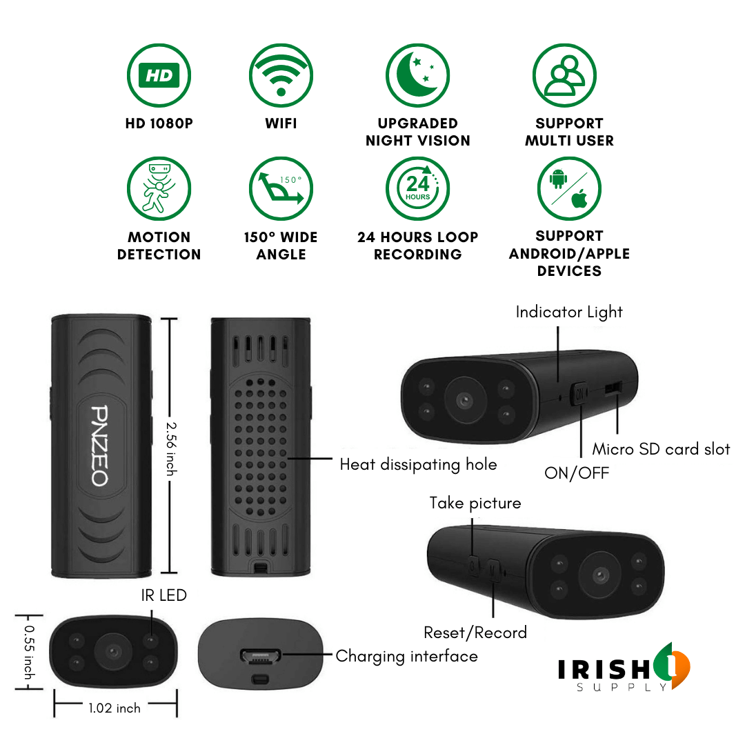 VIEWA Miniatur-Wi-Fi-Kamera