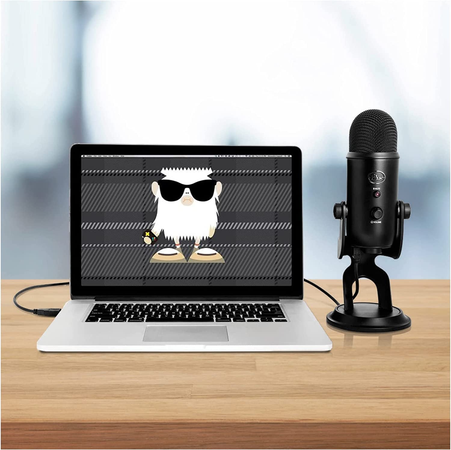 3 in 1 Mikrofon-Bundle mit Kopfhörern und Pop-Filter