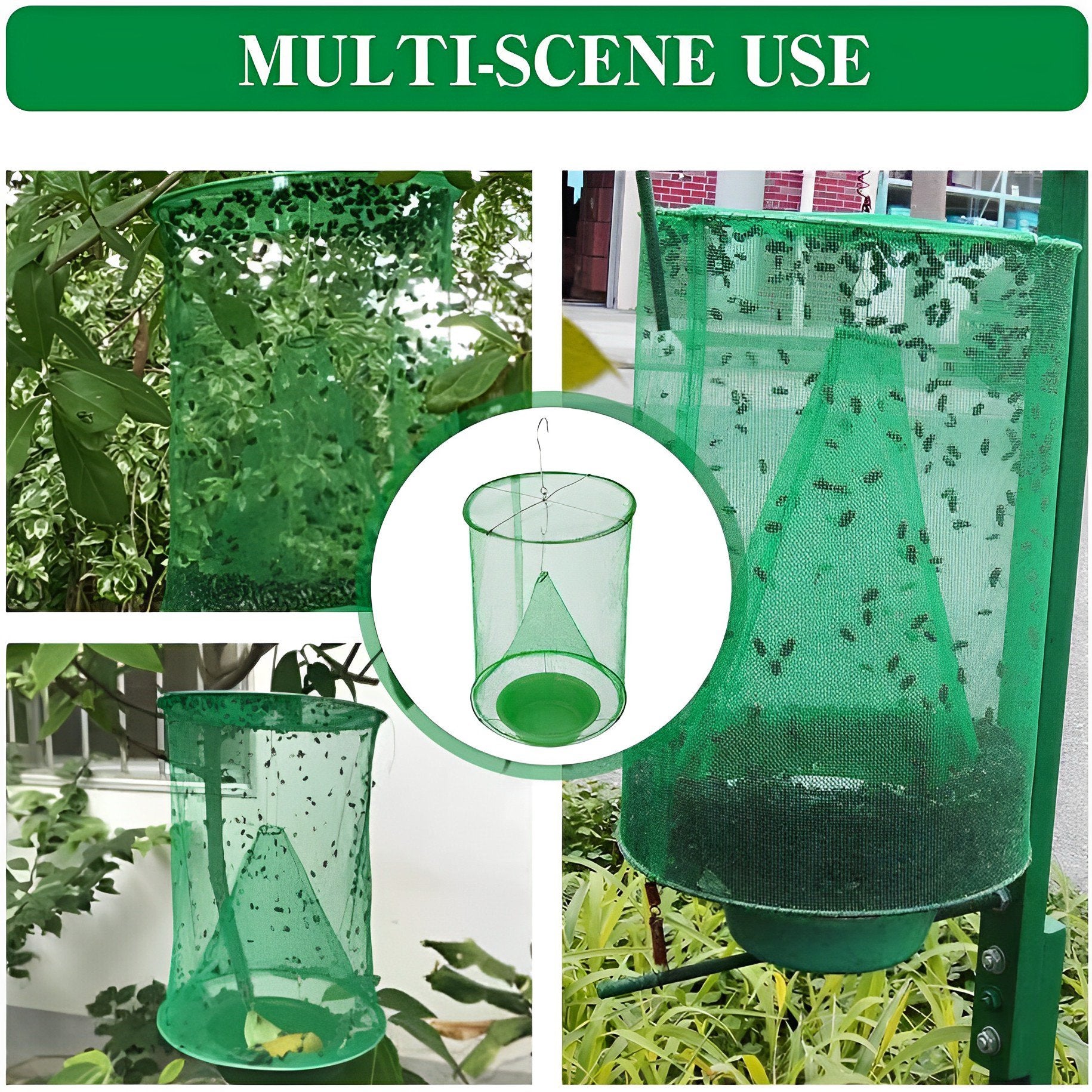 Eco-Friendly Stable Fly Trap | Non-Toxic, Odor-Free & Reusable for Outdoor Use