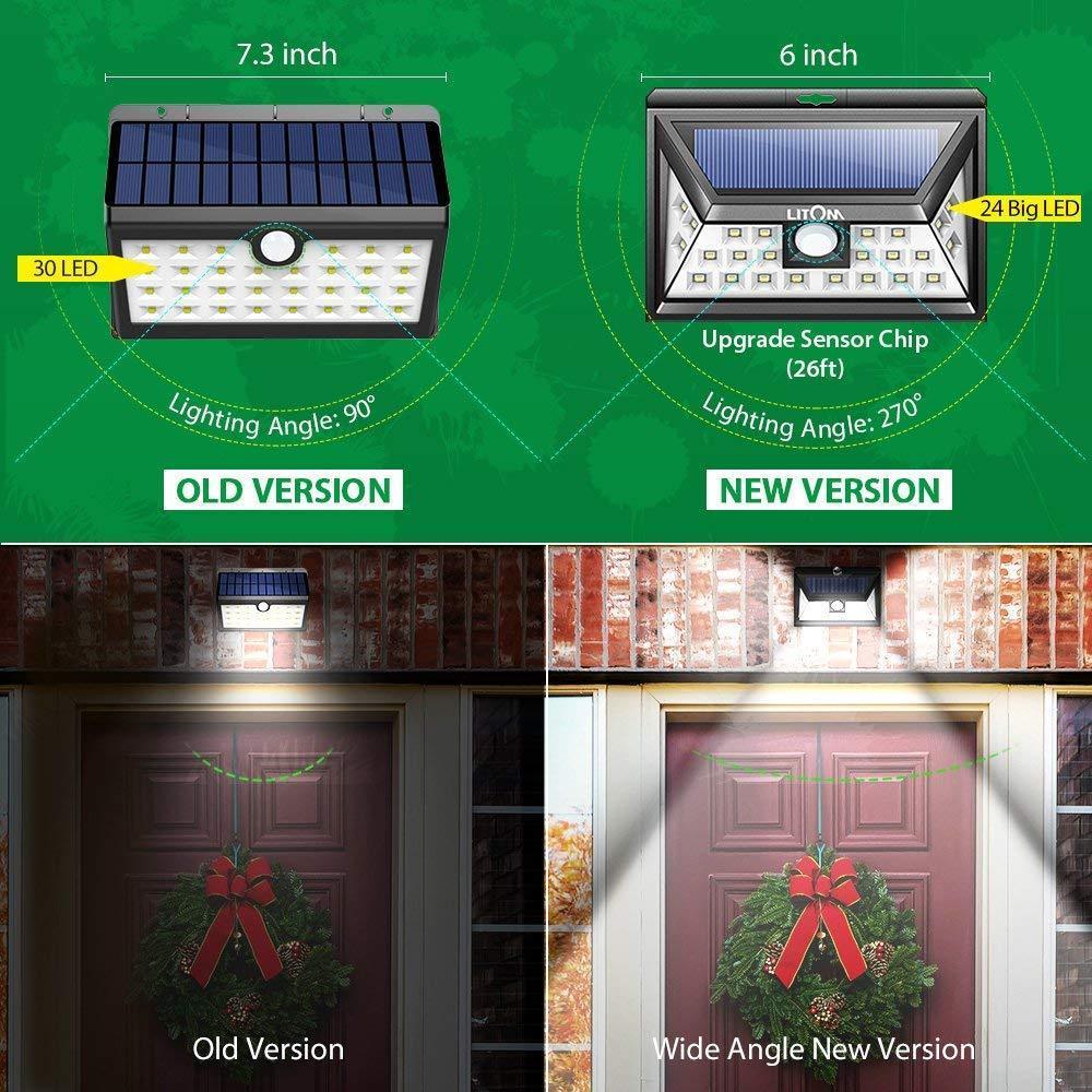 24 LED Solar Lights Outdoor