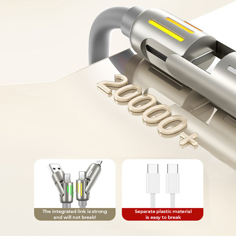 240W 4-in-1 USB C Kabel