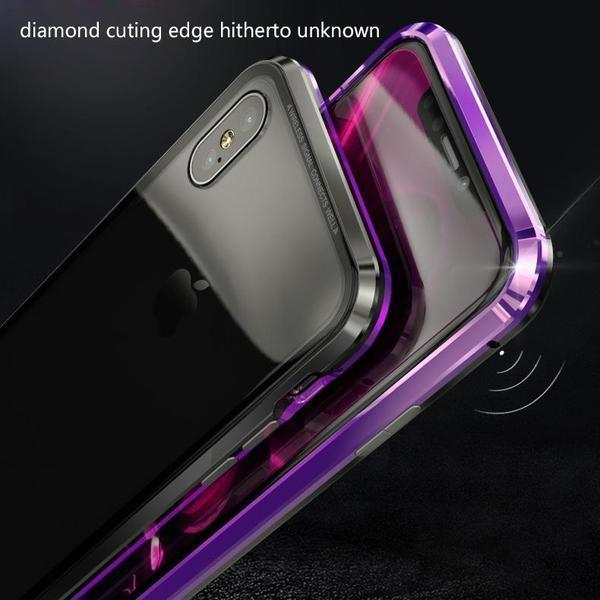 2019 Upgrade Magnetische Adsorption Doppelseitige iPhone Hülle