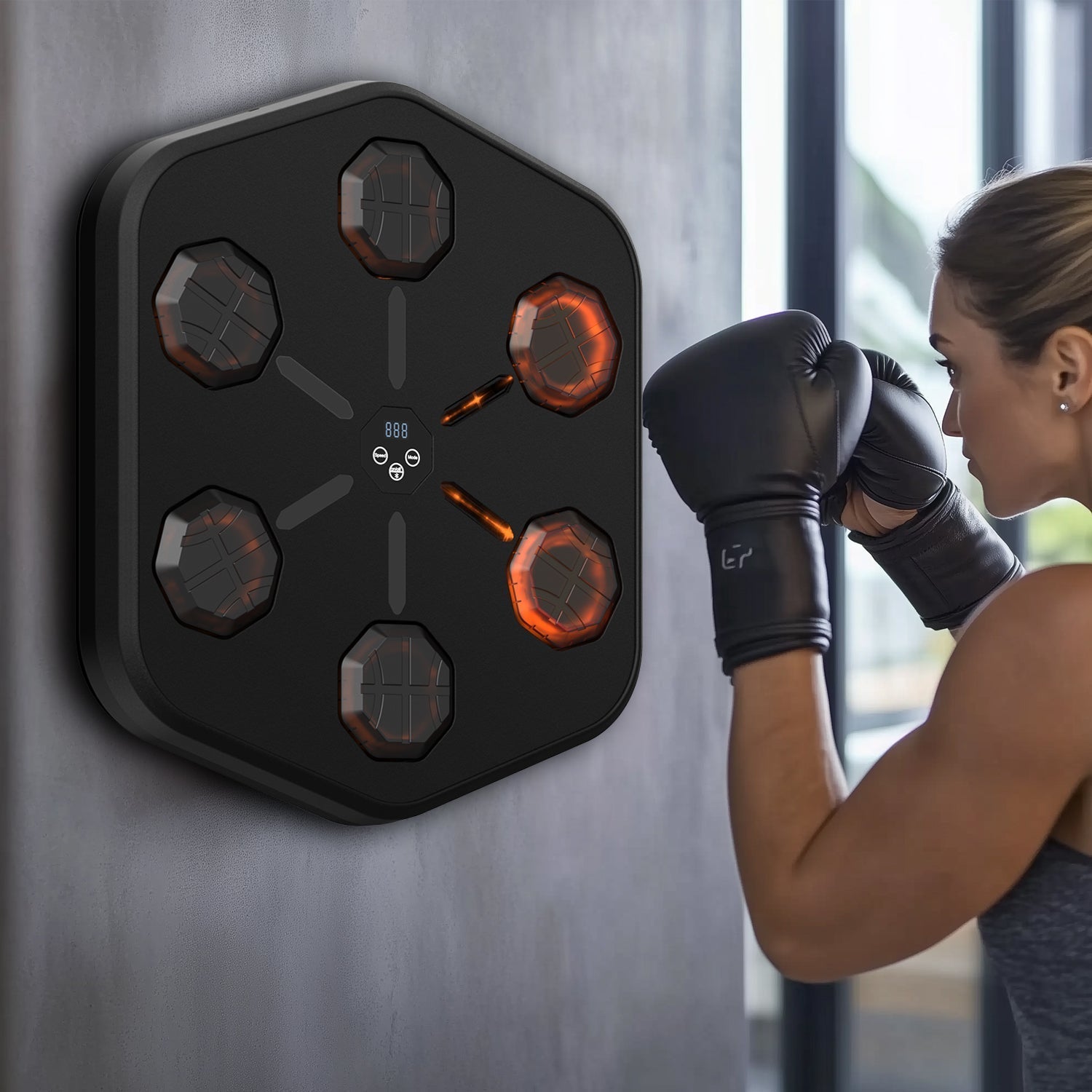 Music Boxing Machine | Stress Relief, Multiple Training Modes & Portable for Fitness Enthusiasts