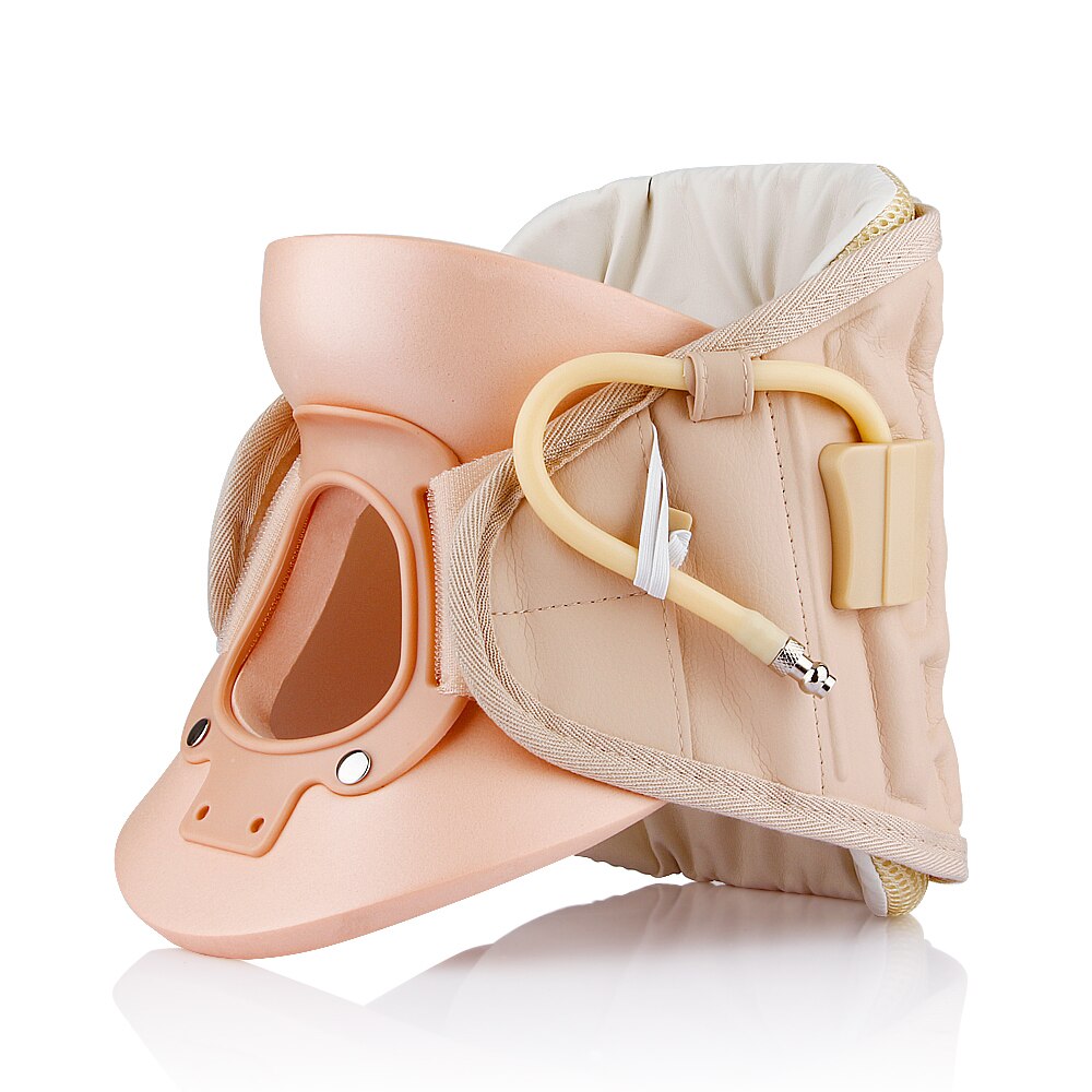 Aufblasbare Nackenstütze mit Wärme – Traktion & Haltung