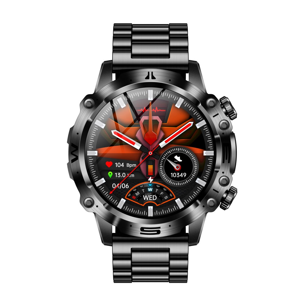 ECG Smart Watch | Heart Rate, Sleep, Blood Pressure Monitor & Activity Tracker - Calorie and Step Counter - Fitness
