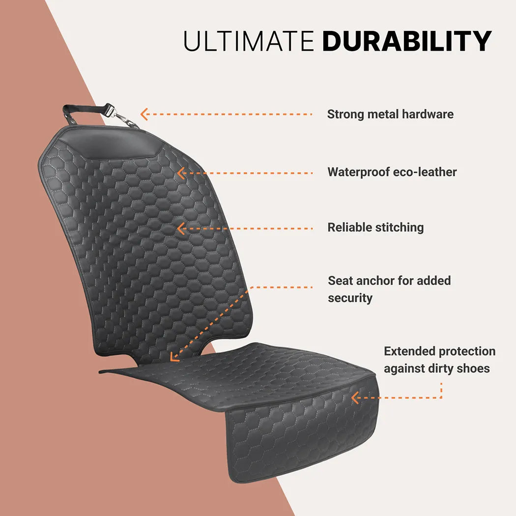Car Seat Protector Mat | Waterproof, Anti-Slip & Ideal for Families and Ride-Share Drivers