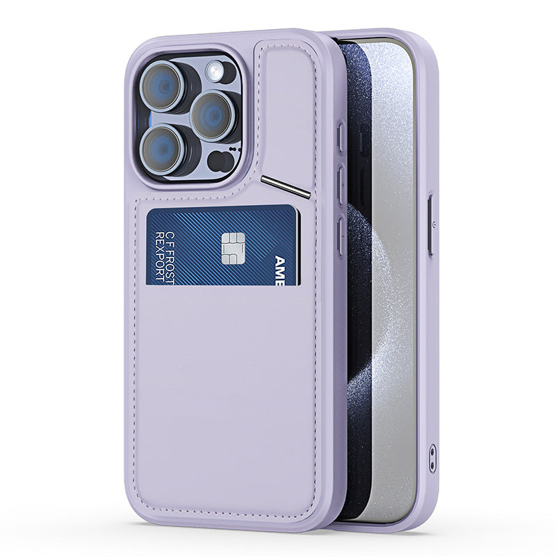 3 in 1 magnetische Telefonhülle mit Dual Card Bracket Back Shell für iPhone