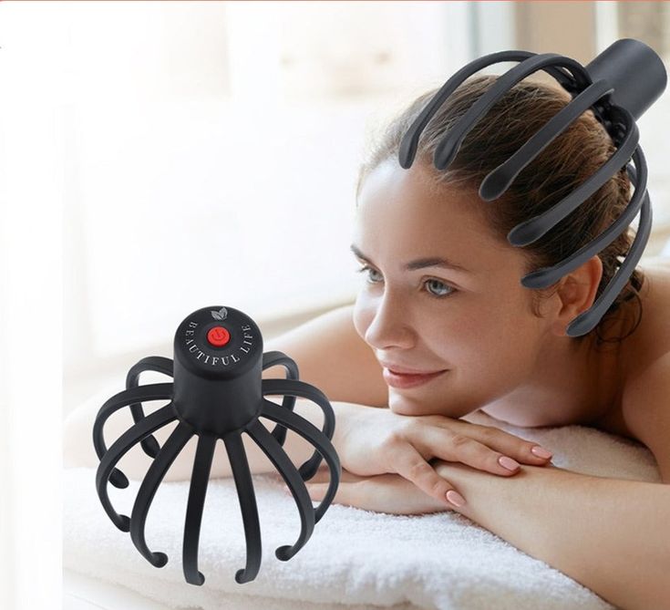 Electric Octopus Head Massager - Relaxing Scalp & Stress Relief Device