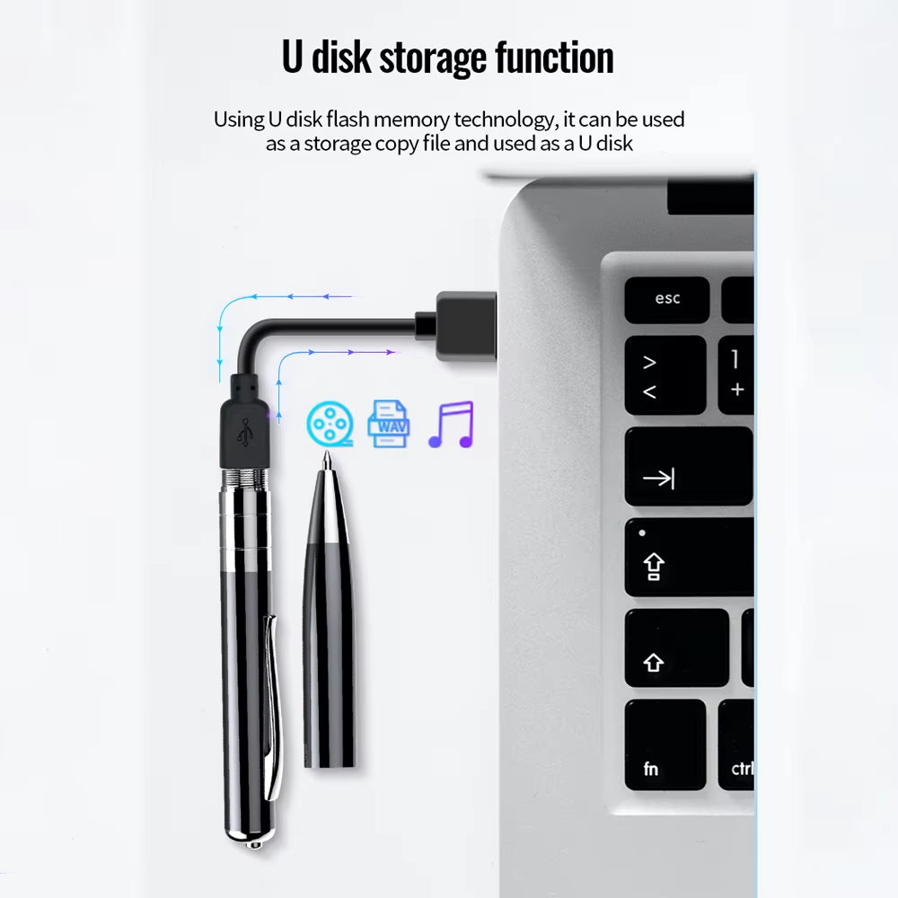 Digitaler Sprachaktivierter Aufnahme-Stift mit 360° für Besprechungen und Meetings