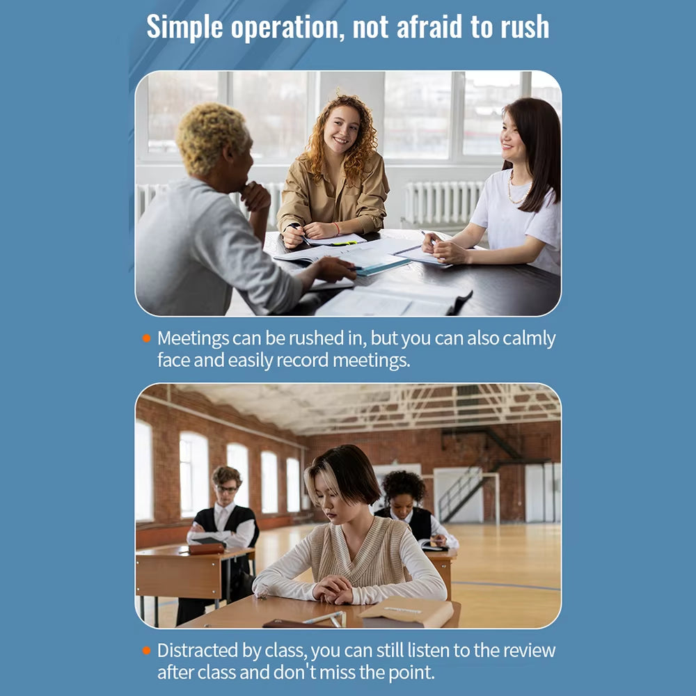 Digitaler Sprachaktivierter Aufnahme-Stift mit 360° für Besprechungen und Meetings