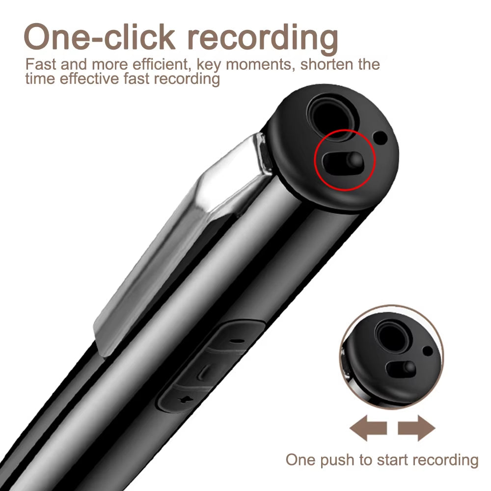 Digitaler Sprachaktivierter Aufnahme-Stift mit 360° für Besprechungen und Meetings