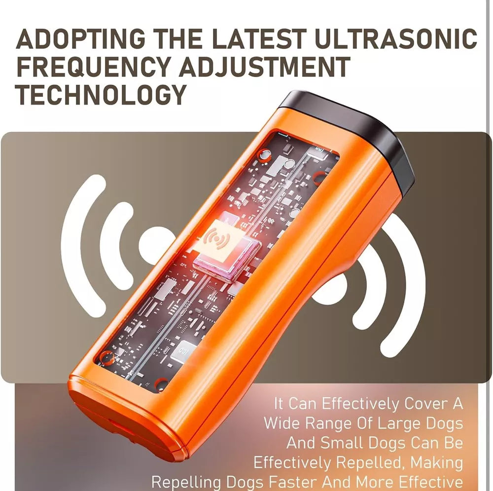 Ultrasonic Dog Bark Control Device | Safe, Portable & Effective for Indoor and Outdoor Training