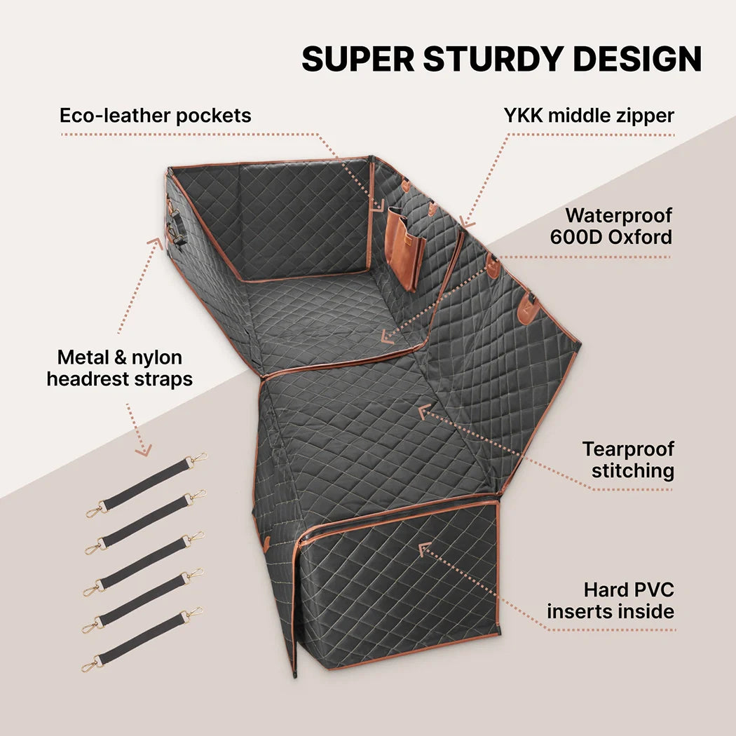 Durable Waterproof Dog Car Seat Cover | Easy to Clean & Ideal for Pet Travel