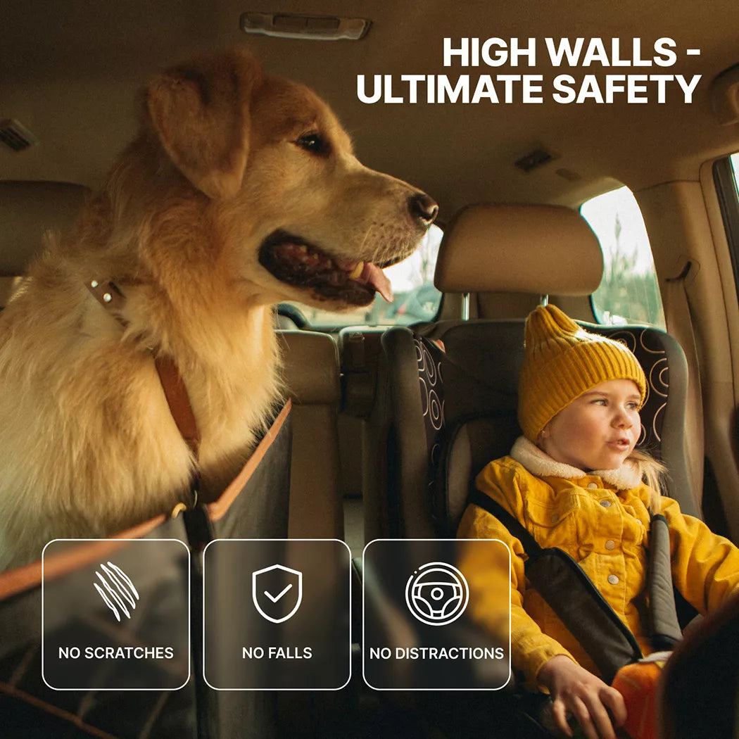 Durable Waterproof Dog Car Seat Cover | Easy to Clean & Ideal for Pet Travel