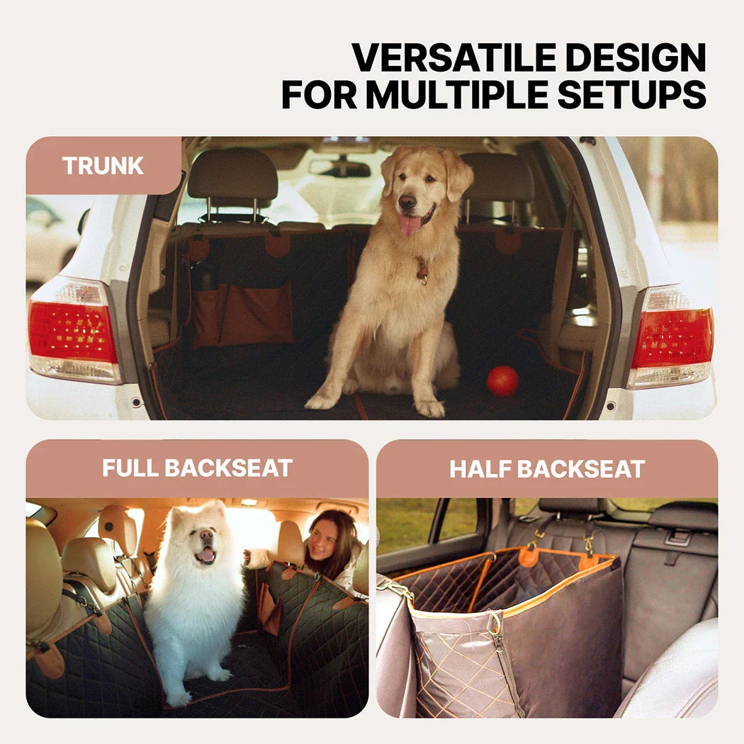 Durable Waterproof Dog Car Seat Cover | Easy to Clean & Ideal for Pet Travel