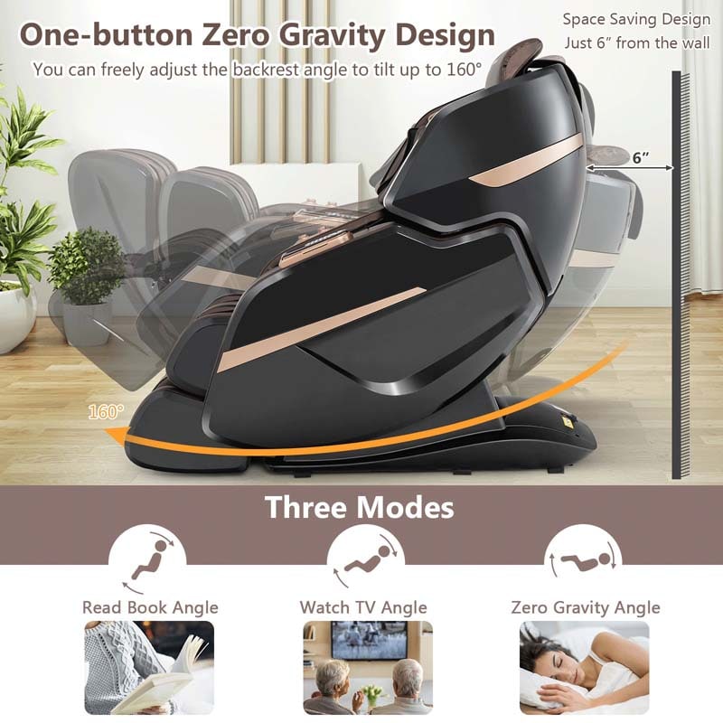 3D Massagesessel mit Doppeltem SL-Track & Zero Gravity
